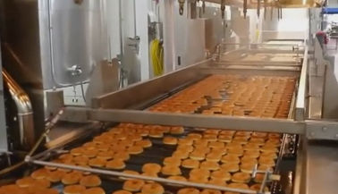Hoge Prestaties Automatische Doughnut die Machine met Kant en klare Bakkerijoplossing maken leverancier