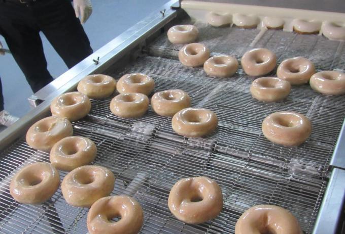 Semi Gebeëindigde Bevroren Doughnutproductielijn met de Capaciteit van 1000 - 15000 PCs/U-